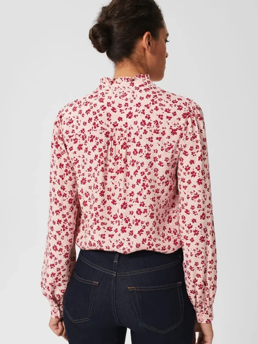 Flash Sale Hobbs Lillian Blouse Pink Multi