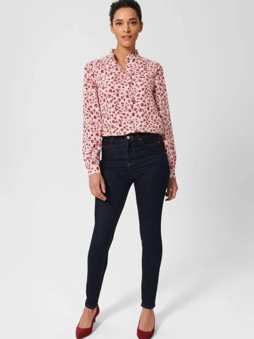 Flash Sale Hobbs Lillian Blouse Pink Multi