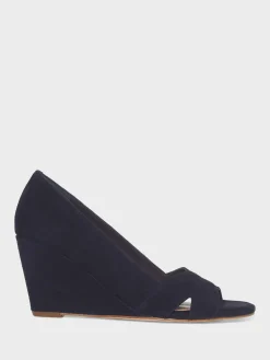 New Hobbs Lindsay Wedge Navy