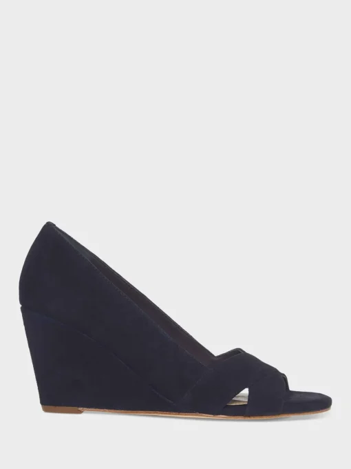 New Hobbs Lindsay Wedge Navy