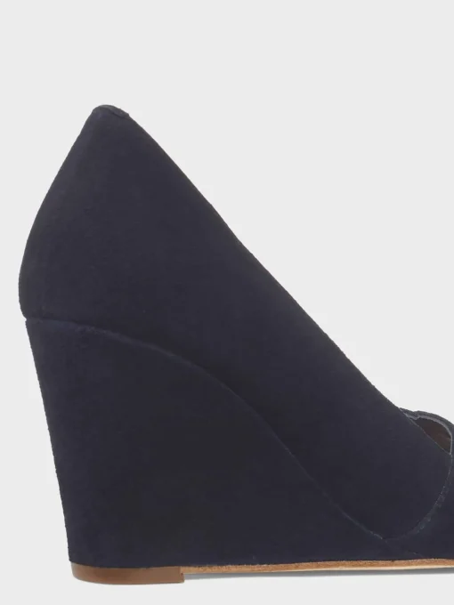 New Hobbs Lindsay Wedge Navy