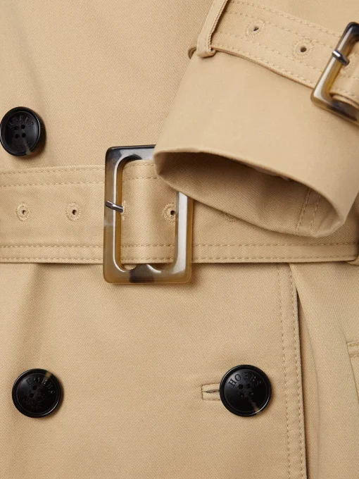 Best Sale Hobbs Lisa Trench Beige Suede
