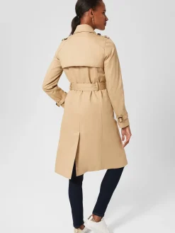 Best Sale Hobbs Lisa Trench Beige Suede