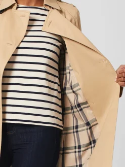 Best Sale Hobbs Lisa Trench Beige Suede