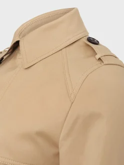 Best Sale Hobbs Lisa Trench Beige Suede