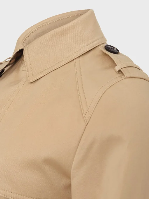 Best Sale Hobbs Lisa Trench Beige Suede