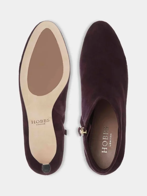 Cheap Hobbs Lizzie Ankle Boot Aubergine