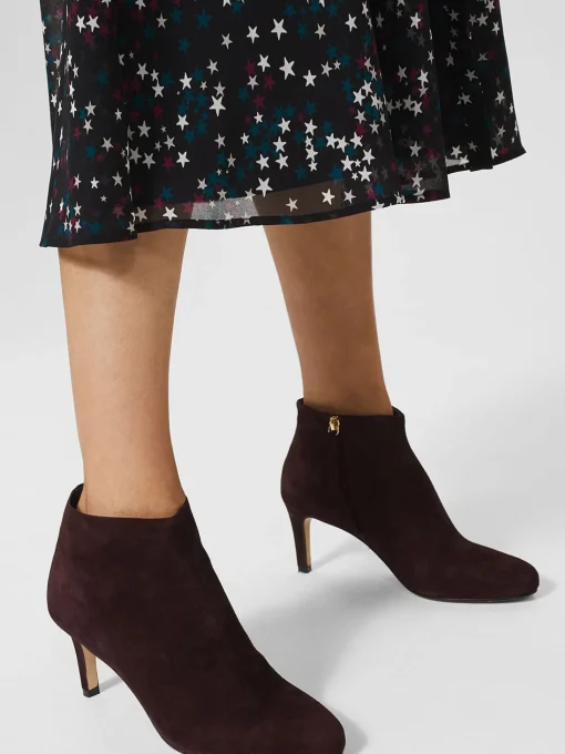 Cheap Hobbs Lizzie Ankle Boot Aubergine