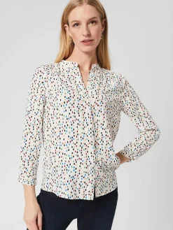 Best Hobbs Luca Blouse Ivory Multi
