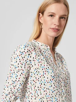 Best Hobbs Luca Blouse Ivory Multi