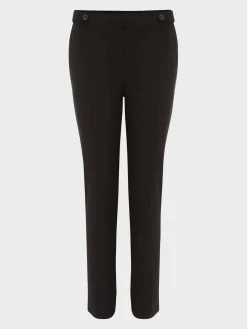Shop Hobbs Luca Slim Trousers Black
