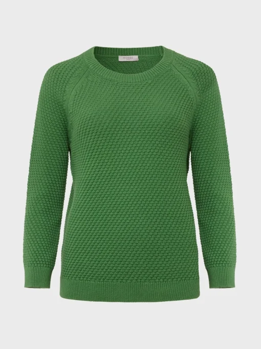 Outlet Hobbs Lucie Cotton Jumper Pea Green