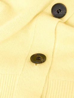 Clearance Hobbs Lydia Button Jumper With Cashmere Lemon Zest