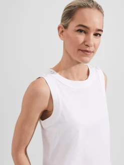 Online Hobbs Maddy Cotton Vest White