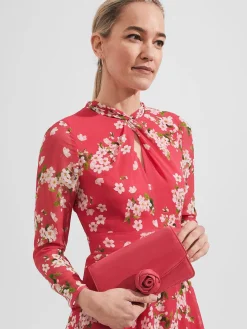 Best Sale Hobbs Maisie Clutch Bright Geranium