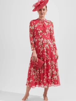 Best Sale Hobbs Maisie Clutch Bright Geranium