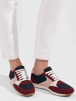 Sale Hobbs Mara Trainer Burgundy
