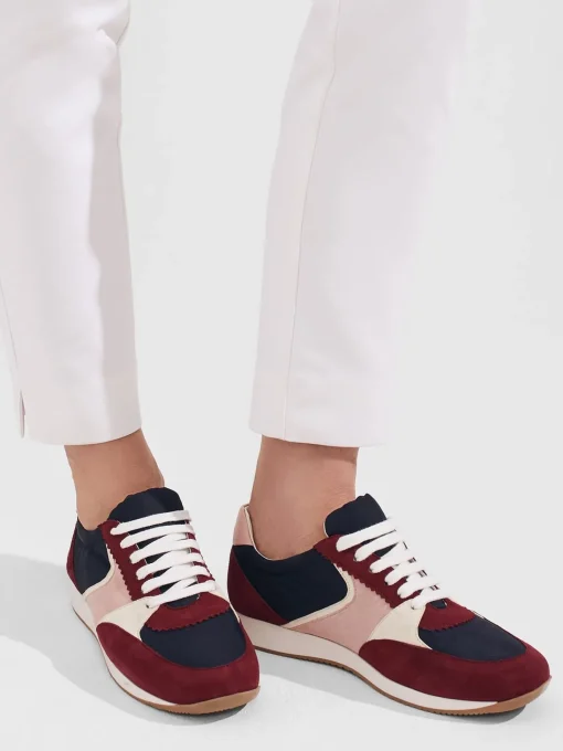 Sale Hobbs Mara Trainer Burgundy