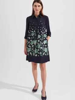 Best Hobbs Marci Dress Navy Multi