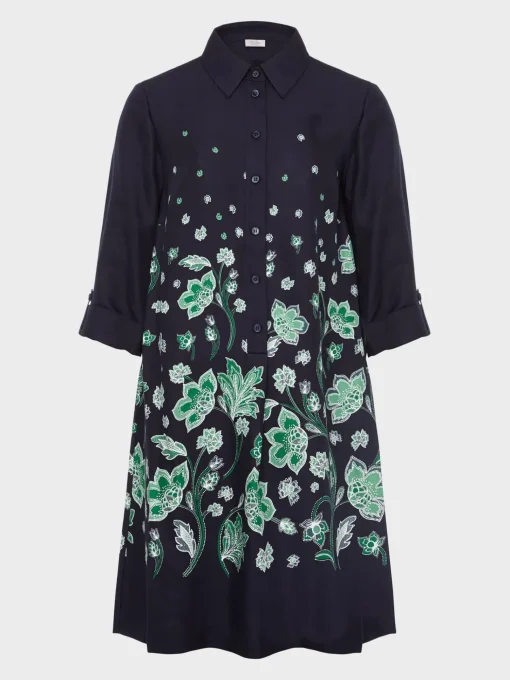 Best Hobbs Marci Dress Navy Multi