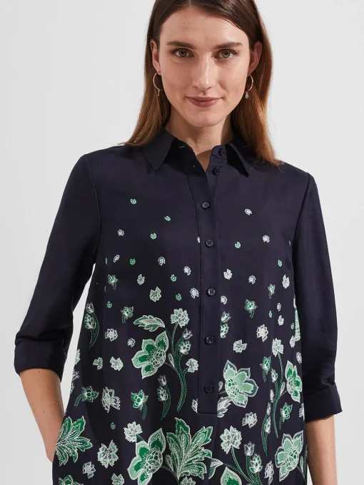 Best Hobbs Marci Dress Navy Multi