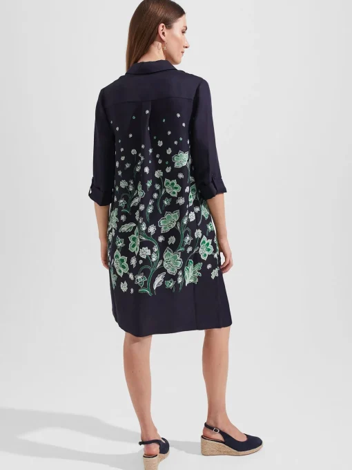 Best Hobbs Marci Dress Navy Multi