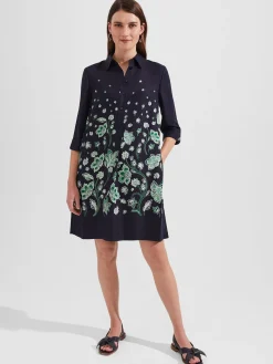 Best Hobbs Marci Dress Navy Multi