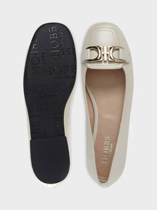 Fashion Hobbs Margot Flat Light Stone