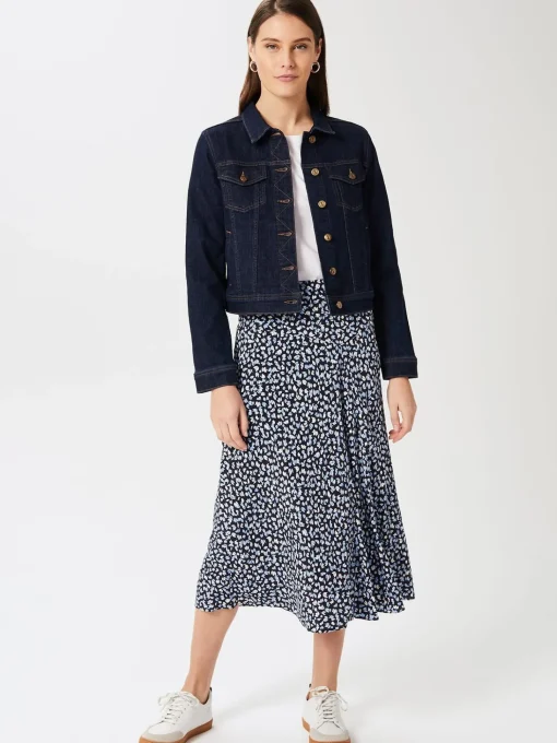 Outlet Hobbs Mariam Jacket Indigo