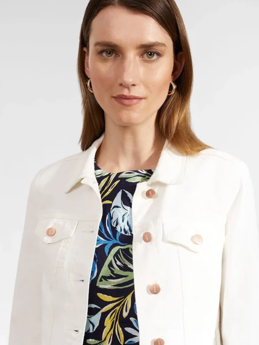 Store Hobbs Mariam Jacket Milky White