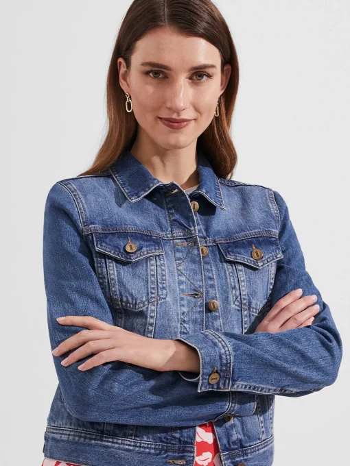 Best Hobbs Mariam Jacket Mid Wash