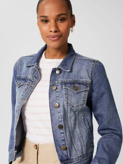 Online Hobbs Mariam Jacket Mid Blue