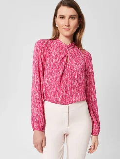 Flash Sale Hobbs Marilyn Top Pink Multi