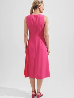 Clearance Hobbs Marla Dress Pink Multi