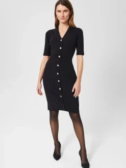 Sale Hobbs Marlene Knitted Dress Navy