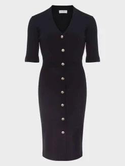Sale Hobbs Marlene Knitted Dress Navy