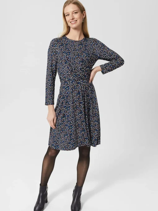 Best Hobbs Mary Jersey Dress Navy Multi