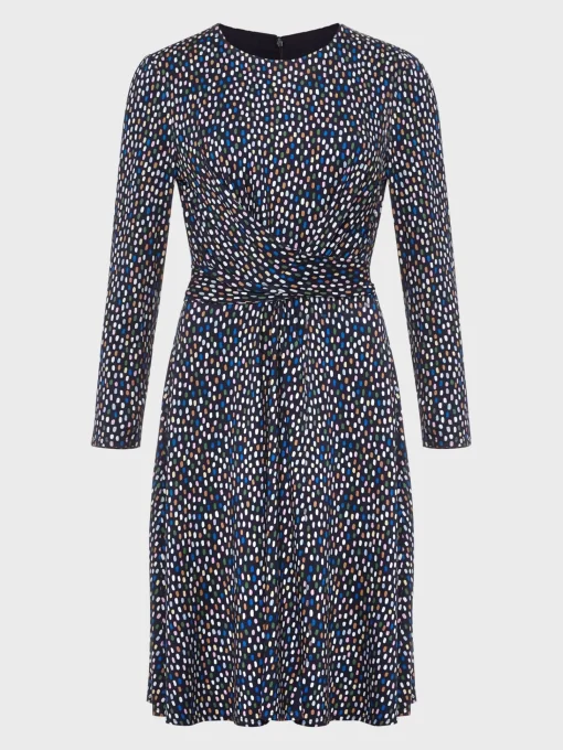 Best Hobbs Mary Jersey Dress Navy Multi