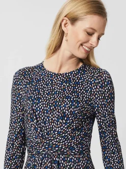 Best Hobbs Mary Jersey Dress Navy Multi