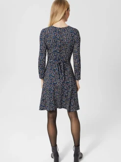 Best Hobbs Mary Jersey Dress Navy Multi