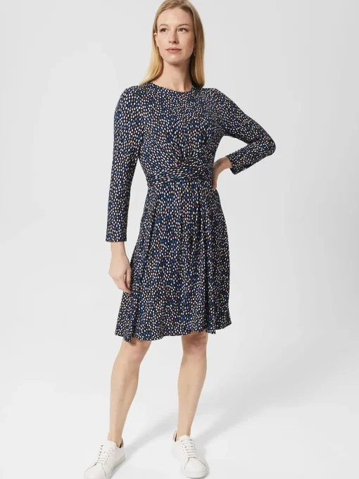 Best Hobbs Mary Jersey Dress Navy Multi