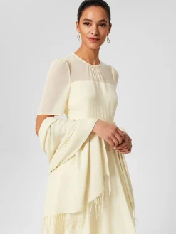Discount Hobbs Matilda Scarf Pale Yellow
