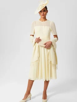 Discount Hobbs Matilda Scarf Pale Yellow