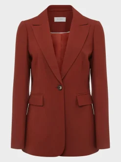 Cheap Hobbs Meghan Jacket Dark Pecan