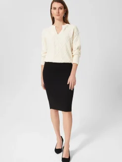 Cheap Hobbs Mel Skirt Black