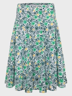 Store Hobbs Melina Skirt White Multi