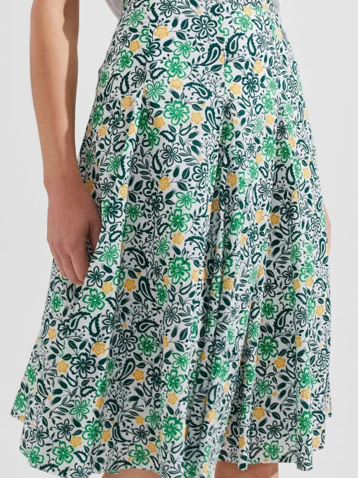 Store Hobbs Melina Skirt White Multi