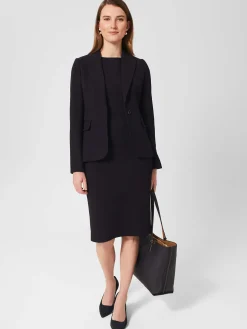 Shop Hobbs Mia Dress Navy