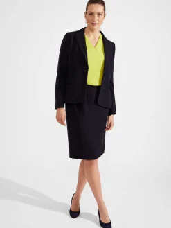 Shop Hobbs Mia Jacket Navy