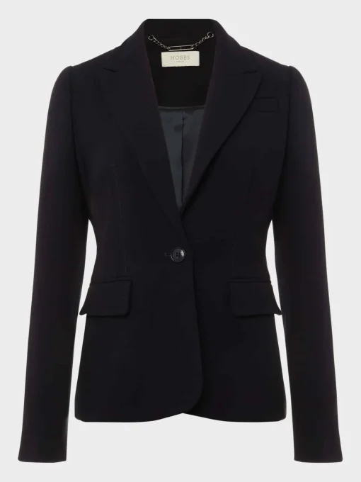 Shop Hobbs Mia Jacket Navy